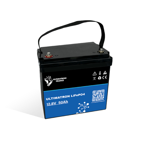 Batterie Lithium ULTIMATRON LiFePO4 BMS 12.8V 50AH
