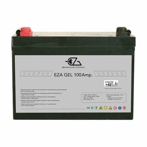 Batterie auxiliaire Power Line Gel 12 Volts 100 Ampères - EZA