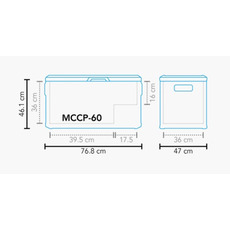Miniature Glacière portable à compression MCCP-60 AC/DC - MESTIC N° 1