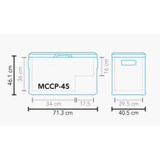 Miniature Glacière portable à compression MCCP-45 AC/DC - MESTIC N° 1
