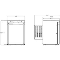 Miniature Réfrigérateur à compression LR40LL - CARBEST N° 1