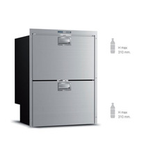 Miniature DW180 OCX2 DTX double zone réfrigérateur / congélateur - VITRIFRIGO N° 0
