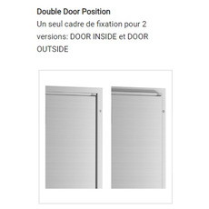 Miniature DW180 OCX2 DTX double zone réfrigérateur / congélateur - VITRIFRIGO N° 1
