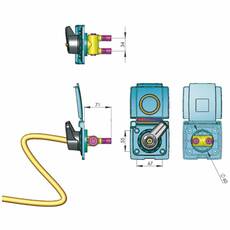 Miniature ATTENTION Produit imparfait | DOUCHETTE EXTÉRIEURE AVEC MITIGEUR NOIR N° 2