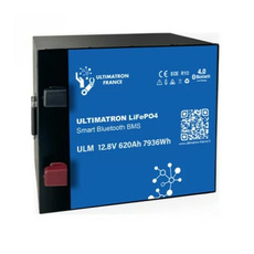 Miniature  Batterie Lithium Sous Siège de 12.8V 620Ah LiFePO4 Smart BMS Avec Bluetooth - ULTIMATRON N° 2