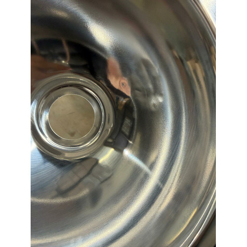 ATTENTION Produit imparfait | LAVABO ENCASTRABLE ROND EN INOX Ø26,5 cm