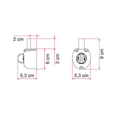 Miniature PAIRE DE SERRURES DE SECURITE STANDARD SAFE DOOR GUARDIAN - FIAMMA N° 1