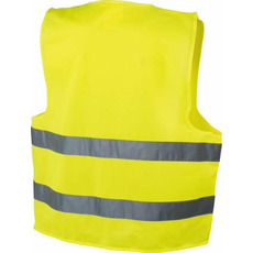 Gilet de visibilité jaune en maille 2 bandes réfléchissantes