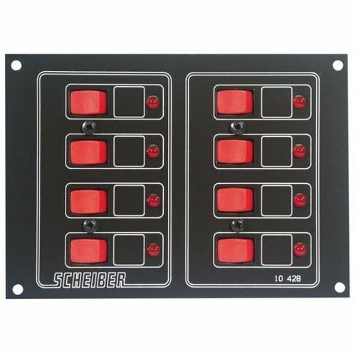 Panneaux à disjoncteurs thermiques auto-réarmables 8 circuits Scheiber
