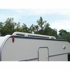 Miniature Profil ovale pour galerie modulable aluminium laqué blanc Roof Rails - THULE N° 0 Miniature Profil ovale pour galerie modulable aluminium laqué blanc Roof Rails - THULE N° 0