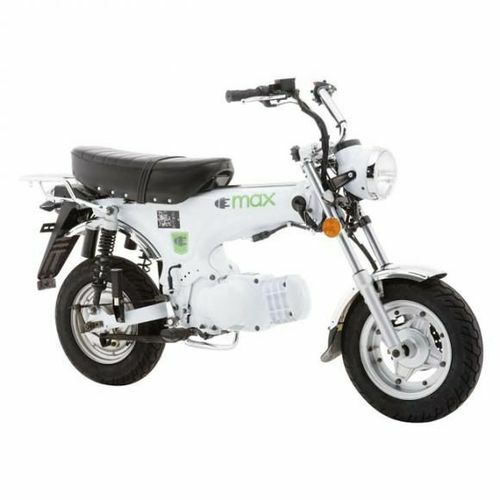 Moto électrique Elmax 50 blanche Skyteam