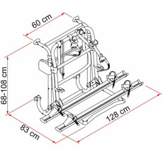 Miniature PORTE-VELOS ARTICULE LIFT 77 E-BIKE POUR VELO ELECTRIQUE - FIAMMA N° 1