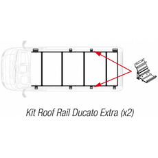 Miniature Kit Roof Rail 2 PATTES POUR GALERIE DE TOIT DUCATO EXTRA - FIAMMA N° 2