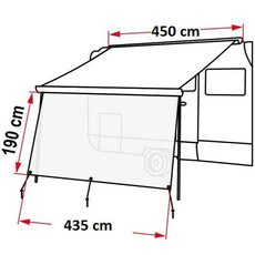 Miniature Façade Sun View XL 4.5 METRES - FIAMMA N° 1