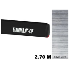 Miniature STORE F35 PRO BOITIER DEEP BLACK TOILE DELUXE GRIS 2.70 METRES - FIAMMA N° 0 Miniature STORE F35 PRO BOITIER DEEP BLACK TOILE DELUXE GRIS 2.70 METRES - FIAMMA N° 0