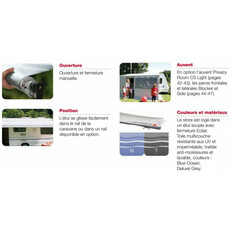 Miniature Caravanstore XL 3.65 x 2.50 m deluxe bleu - FIAMMA N° 3 Miniature Caravanstore XL 3.65 x 2.50 m deluxe bleu - FIAMMA N° 3
