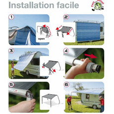 Miniature Caravanstore XL 3.65 x 2.50 m deluxe bleu - FIAMMA N° 4 Miniature Caravanstore XL 3.65 x 2.50 m deluxe bleu - FIAMMA N° 4