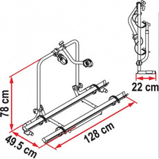 Miniature Porte vélos Carry Bike GARAGE PLUS - FIAMMA N° 3 Miniature Porte vélos Carry Bike GARAGE PLUS - FIAMMA N° 3