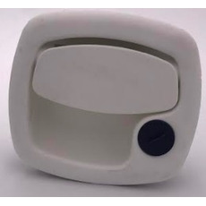 Miniature SERRURE DE GARAGE CARRE BLANC INTERIEUR POIGNEE N° 0 Miniature SERRURE DE GARAGE CARRE BLANC INTERIEUR POIGNEE N° 0