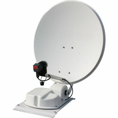 Antenne satellite automatique Exel 85 CM TWIN DOUBLE TETE idéal pour europe du sud et maroc