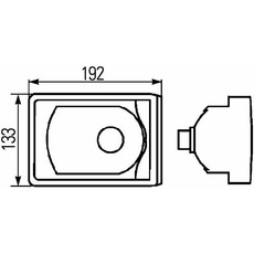 Miniature FEU PROFILE POSITION + STOP ARRIERE - HELLA N° 1