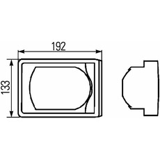 Miniature FEU PROFILE CLIGNOTANT ARRIERE - HELLA N° 1