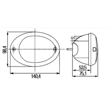 Miniature FEU OVALE POSITION + CLIGNOTANT AVANT HELLA N° 5 Miniature FEU OVALE POSITION + CLIGNOTANT AVANT HELLA N° 5