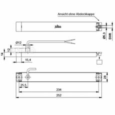 Miniature FEU DE STOP A LEDS JOKON 250 - 252x28x14mm N° 1