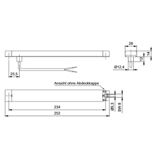 Miniature FEU CLIGNOTANT CAT 2a A LEDS 250 - 252x28x14mm - JOKON N° 1