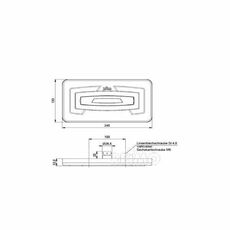 Miniature FEU MULTIFONCTION L915 DROIT A LED 245 X 130 X 22.2 MM - JOKON N° 2