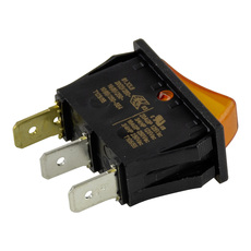 Miniature INTERRUPTEUR ORANGE A BASCULE 230 VOLTS N° 1 Miniature INTERRUPTEUR ORANGE A BASCULE 230 VOLTS N° 1