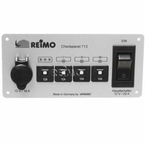 PANNEAU ELECTRIQUE REIMO 714 , 12Volts avec 2 prise usb en facade