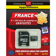Miniature GPS GARMIN - SD Card FRANCE - Aires et Parkings Gratuits - TRAILERS PARK N° 0