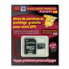 Miniature GPS GARMIN - SD Card ESPAGNE - Aires et Parkings Gratuits - TRAILERS PARK N° 0