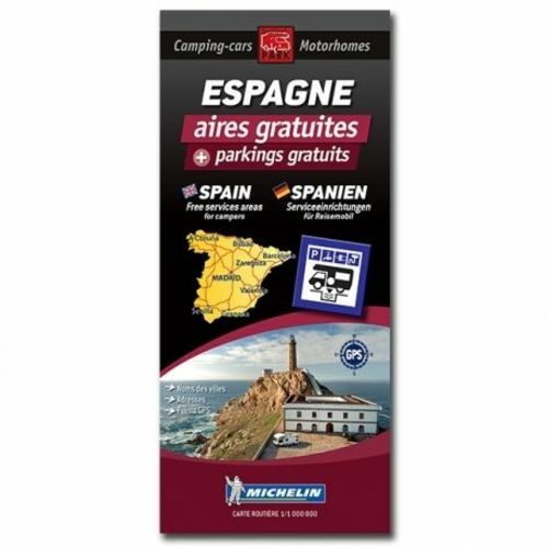 Carte ESPAGNE des Aires et Parkings Gratuits - TRAILERS PARK