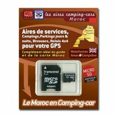 Miniature GPS GARMIN - SD Card MAROC - Aires Camping-cars, Campings et Parkings N° 0
