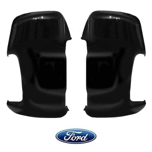 LOT DE 2 COQUES DE RETROVISEUR HTD Noires Ford Transit 6 après 2014