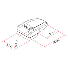 Miniature SAFE DOOR BLACK - FIAMMA N° 1