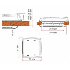 Miniature LANTERNEAU VENT F PRO - FIAMMA N° 2