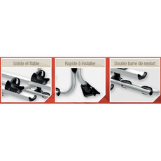 Miniature PORTE-VELOS VW T6 PRO - FIAMMA N° 3 Miniature PORTE-VELOS VW T6 PRO - FIAMMA N° 3