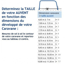 Miniature JADE AUVENT ACRYLIQUE PROFONDEUR 270 TAILLE 0 N° 1