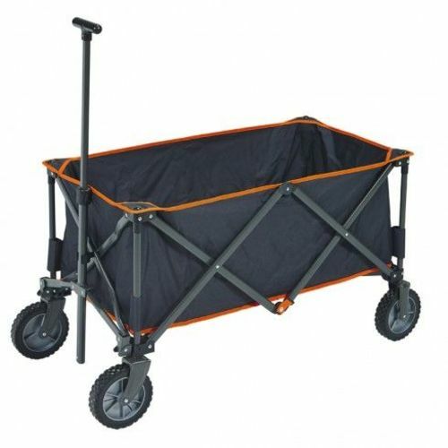 Chariot de Transport Pliant Gris-Tangerine TRIGANO