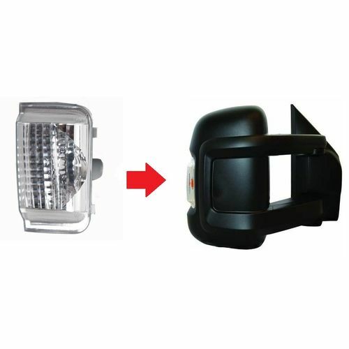 Clignotant de rétroviseur droit – Fiat Ducato / Citroën Jumper / Peugeot Boxer - de 2007 à 2017 - Clignotant de rétroviseur droit – Fiat Ducato / Citroën Jumper / Peugeot Boxer - de 2007 à 2017 -