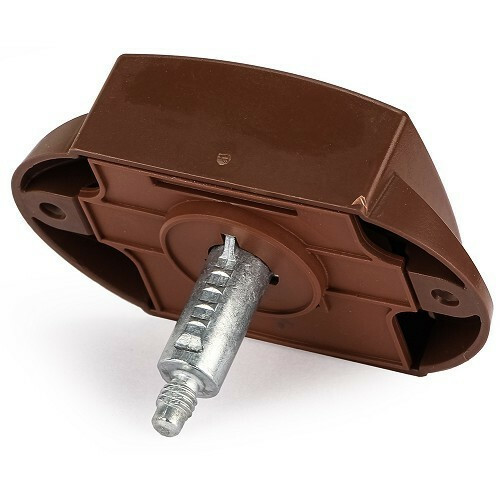 SERRURE PUSH-LOCK PLACARD SANS ENCOCHE MARRON