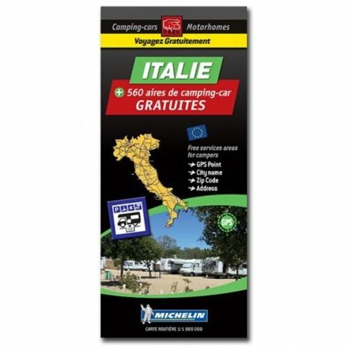 Carte ITALIE des Aires de Camping-car Gratuites - TRAILERS PARK