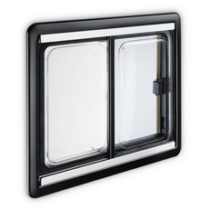 Baie coulissante s4 double vitrage acrylique 1000X500 - DOMETIC - DOMETIC SEITZ