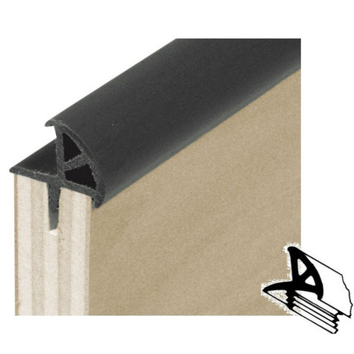 Profilé de porte 15 mm - 5 m - GRIS FONCÉ - REIMO
