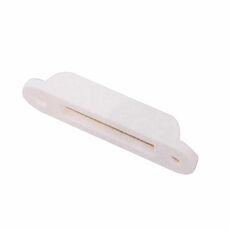 Miniature GACHE 55x10 PLASTIQUE BLANC N° 0