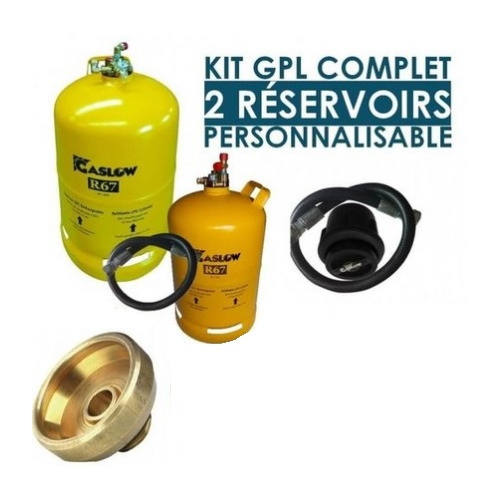 KIT GPL COMPLET 2 RÉSERVOIRS GASLOW R67