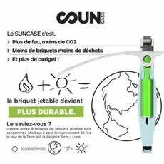 Miniature BRIQUET ALLUME-FEU SOLAIRE SUNCASE - SOLAR BROTHER N° 1